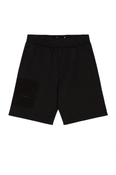 Shop A-cold-wall* Logo Embroidery Short In Black
