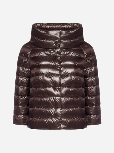 Shop Herno Sofia Quilted Nylon Down Jacket