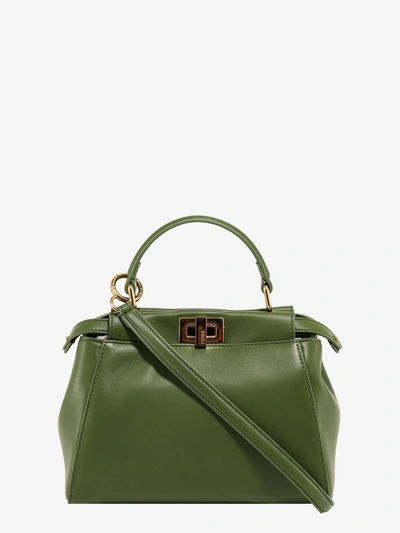 Shop Fendi Peekaboo In Green