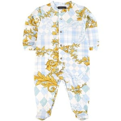 Shop Versace Kids In Blue