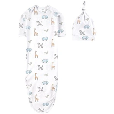 Shop Aden + Anais White Jungle Jammin' Knotted Baby Body