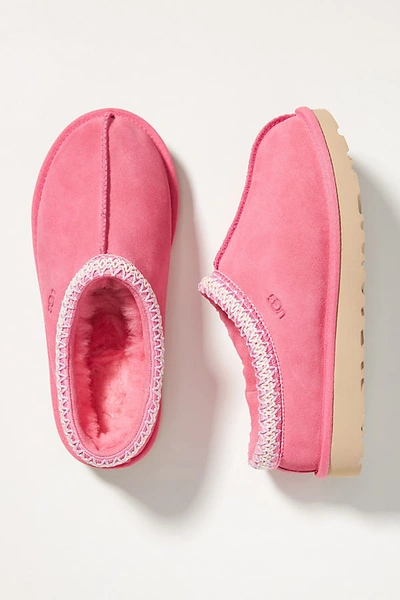 Shop Ugg Tasman Slippers In Pink