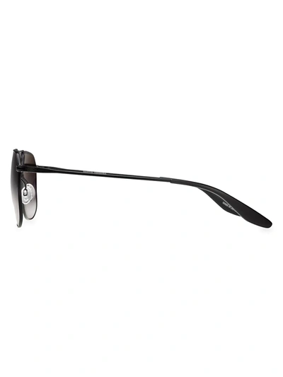 Shop Barton Perreira Javelin 56mm Aviator Sunglasses In Black