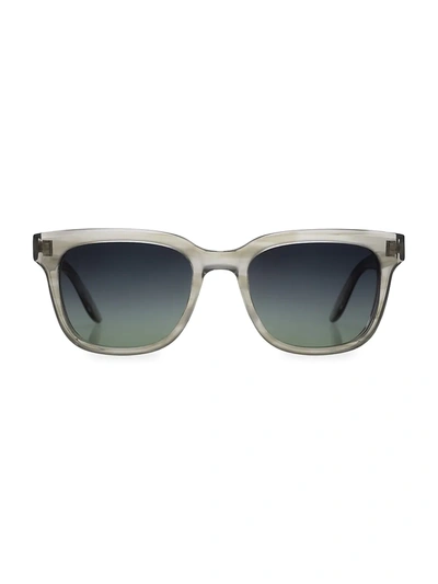 Shop Barton Perreira Men's Chisa 52mm Rectangular Sunglasses In Grey