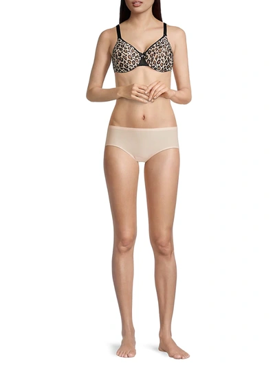 Shop Chantelle Women's C Magnifique Seamless Minimizer Bra In Leopard