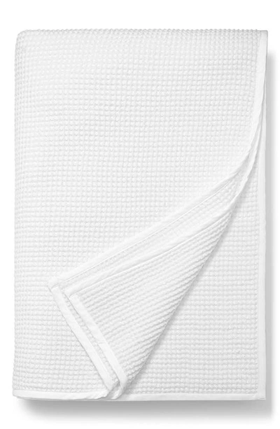 Shop Boll & Branch Waffle Organic Cotton Blanket In White