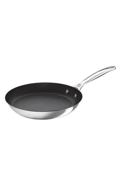 Shop Le Creuset 10-inch Nonstick Stainless Steel Fry Pan In Silver