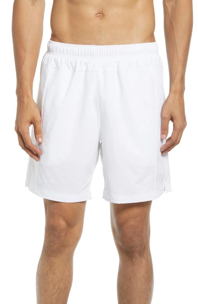Shop Fourlaps Bolt 7 Inch Shorts In White