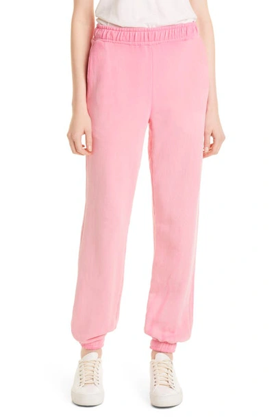 Shop Cotton Citizen Brooklyn Tie Dye Sweatpants In Hot Pink Mix