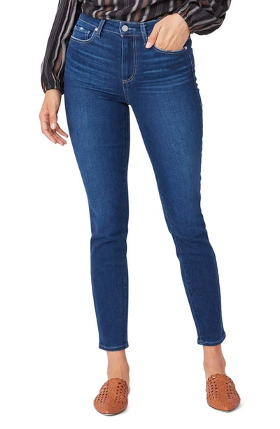 Shop Paige Hoxton High Waist Ankle Skinny Jeans In Poem