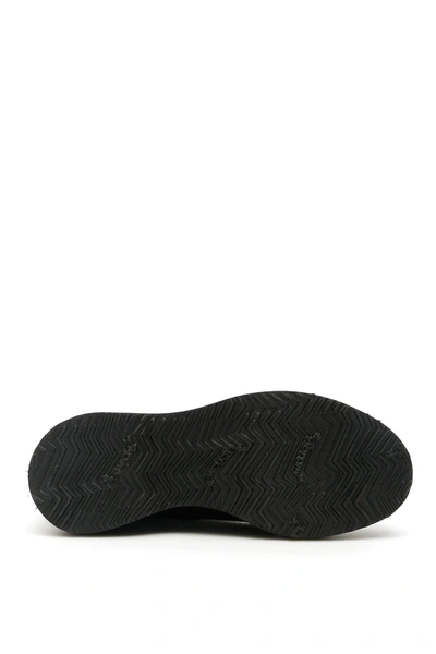 R13 Platform Leather Ankle Boots In Black,orange