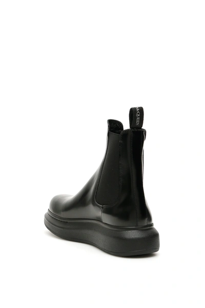 Shop Alexander Mcqueen Chelsea Boots In Black