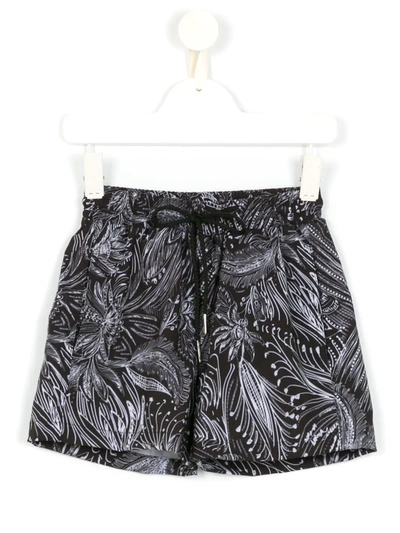 Shop Lygia & Nanny Printed Jake Swim Shorts In Black