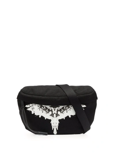 Shop Marcelo Burlon County Of Milan Tempara Wings Belt Bag In Black