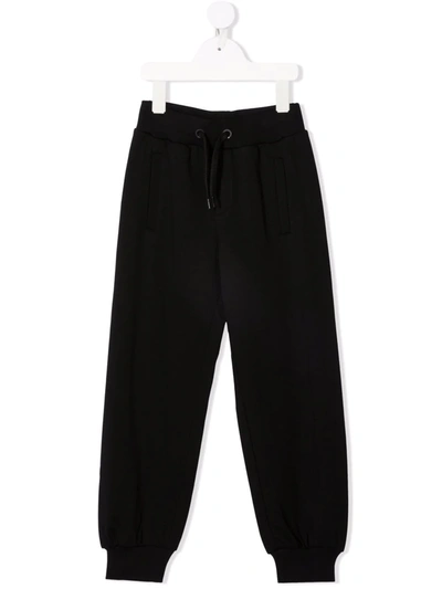 Shop Fendi Raised-logo Track Pants In Black