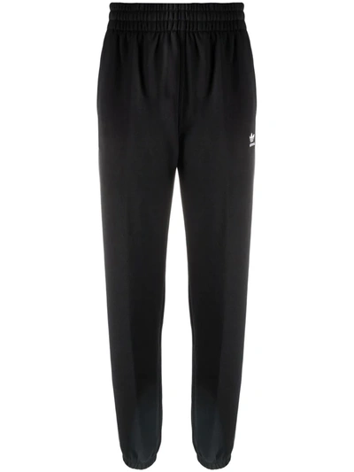 Shop Adidas Originals Adicolor Essentials Cotton Track Pants In Black