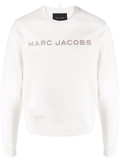Shop Marc Jacobs The Crew Neck Sweatshirt In Neutrals