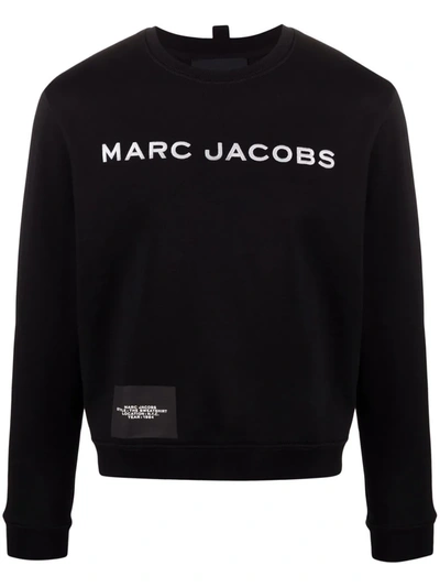 Shop Marc Jacobs The Crew Neck Sweatshirt In Black