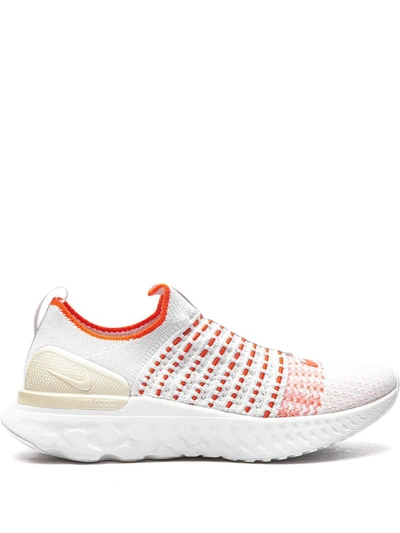 Nike React Phantom Run Flyknit 2 Running Shoe In Vast Grey/ Orange/  Cashmere | ModeSens