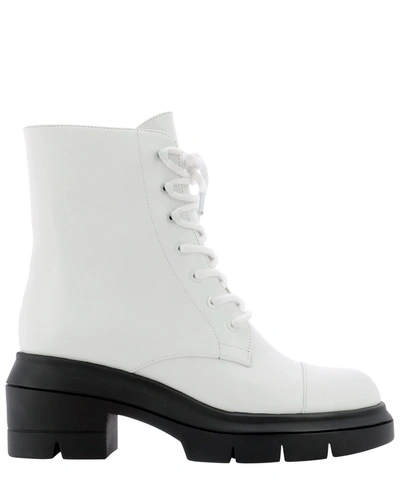 Shop Stuart Weitzman "nisha" Military Boots In White