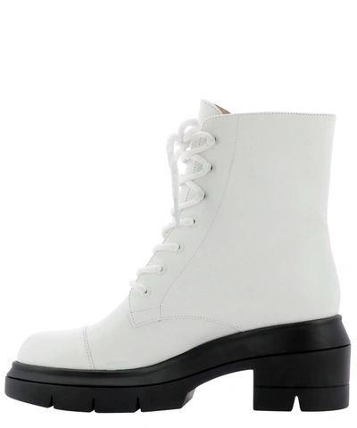 Shop Stuart Weitzman "nisha" Military Boots In White