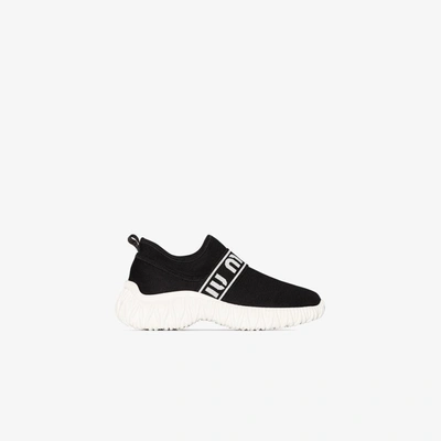 Shop Miu Miu Sneakers Black