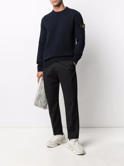 Shop Stone Island Sweaters Blue