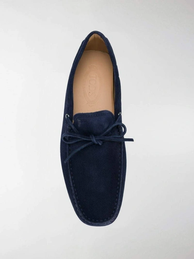 Shop Tod's Flat Shoes Blue