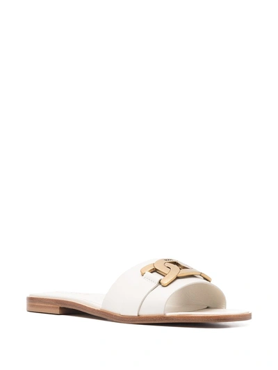 Shop Tod's Sandals White