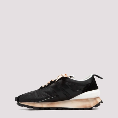 Shop Lanvin Running Sneakers Shoes In Black