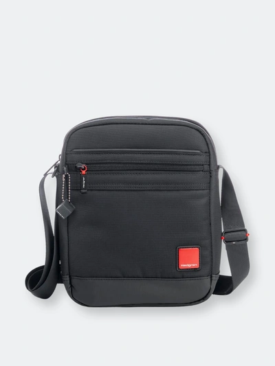 Shop Hedgren Descent Vertical Shoulder Bag 9" In Black