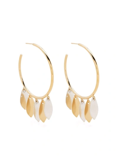 Shop Isabel Marant El Condor Hoop Earrings In Gold