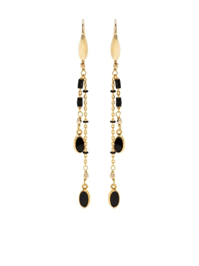 Shop Isabel Marant Casablanca Drop Earrings In Gold
