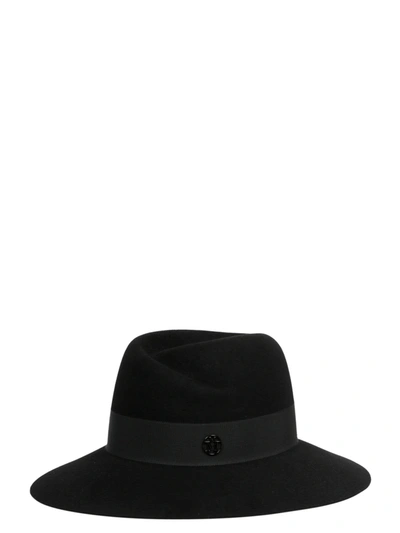 Shop Maison Michel Virginie Timeless Fedora Hat In Black