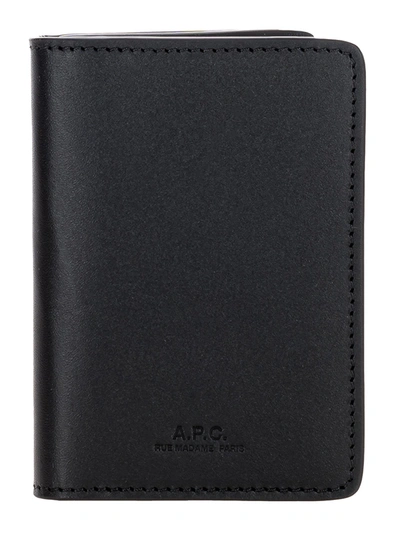 Shop Apc A.p.c. Stefan Cardholder In Black