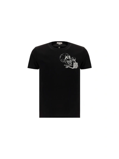 Shop Alexander Mcqueen T-shirt In Black