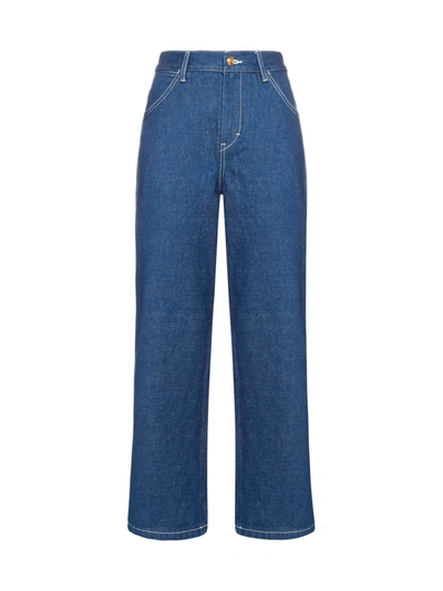 Shop Tory Burch Jeans In Rinse Wash