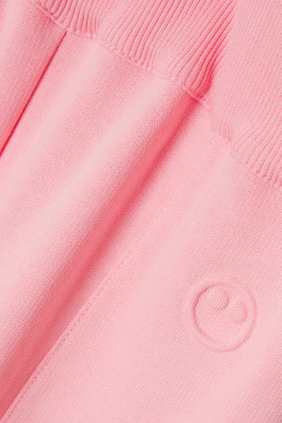 Shop Az Factory Free To Organic Cotton And Seacell-blend Flared Pants In Pink