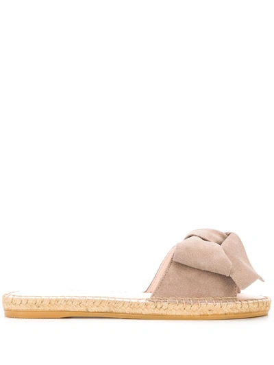 Shop Manebi Taupe Nude Slip-on Espadrilles In Neutrals