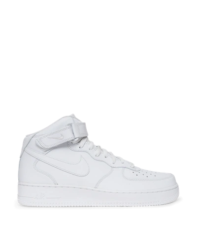 Shop Nike Air Force 1 Mid '07 Sneakers In White/white
