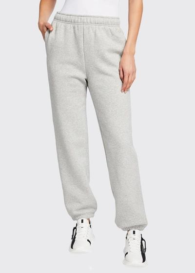 Shop Alo Yoga Accolade Fleece Sweatpants In Dove Grey