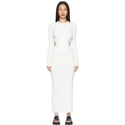 Shop Sir White Celena Dress In Ivory