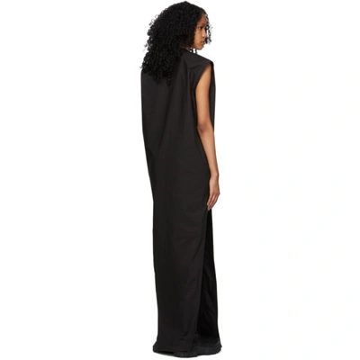 Shop Rick Owens Black Arrowhead Dress In 09 Black