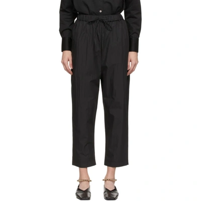 Shop Co Black Tton Drawstring Trousers