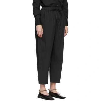 Shop Co Black Tton Drawstring Trousers