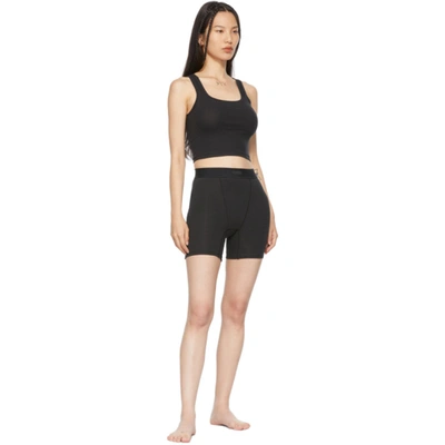 Skims ‘cotton' Rib Tank In Soot