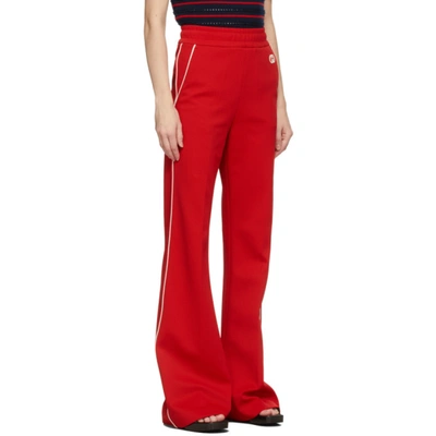 Shop Gucci Red Interlocking G Lounge Pants In 6127 Intensive Red/m