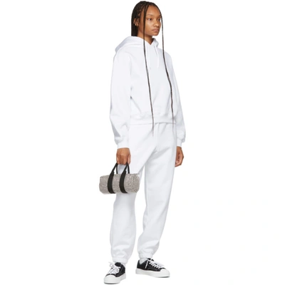Shop Alexander Wang T White Terry Foundation Hoodie