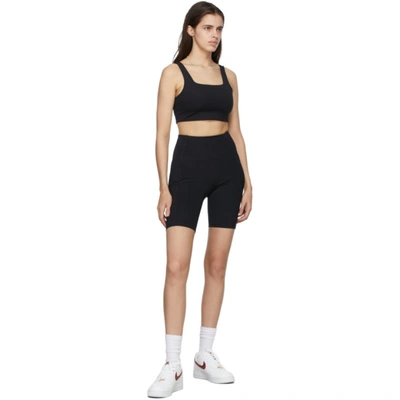 Shop Girlfriend Collective Black Pocket Bike Shorts