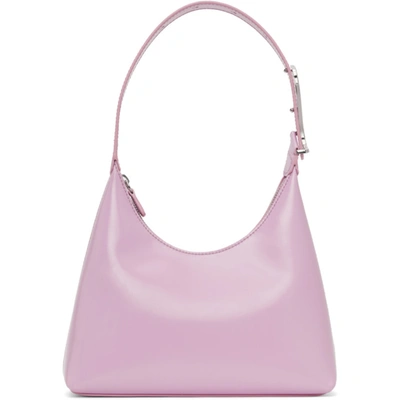 Staud Scotty Leather Shoulder Bag In Purple ModeSens